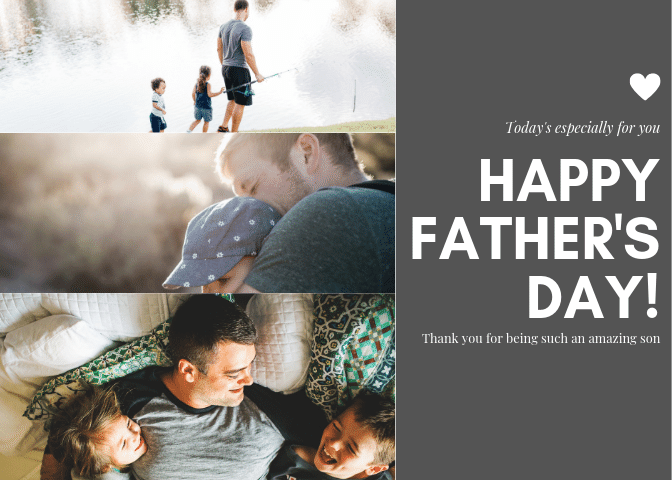 To the world's best son